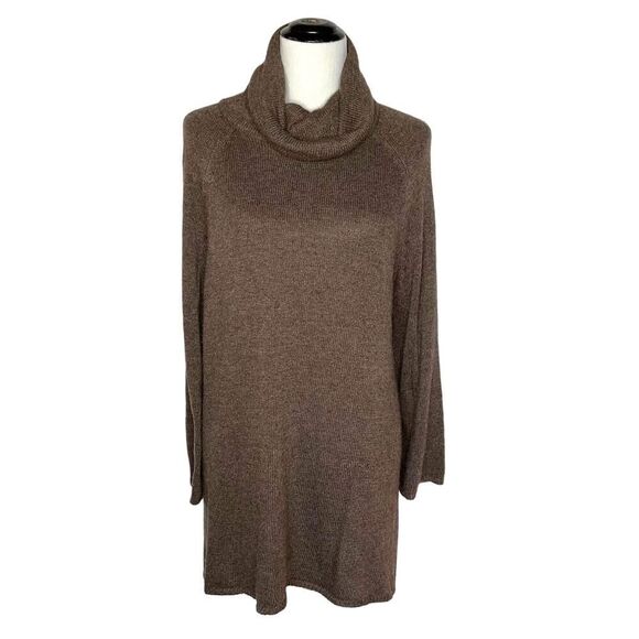 Newbury Kustom Chestnut Turtleneck Tunic Sz M/L - Picture 1 of 6